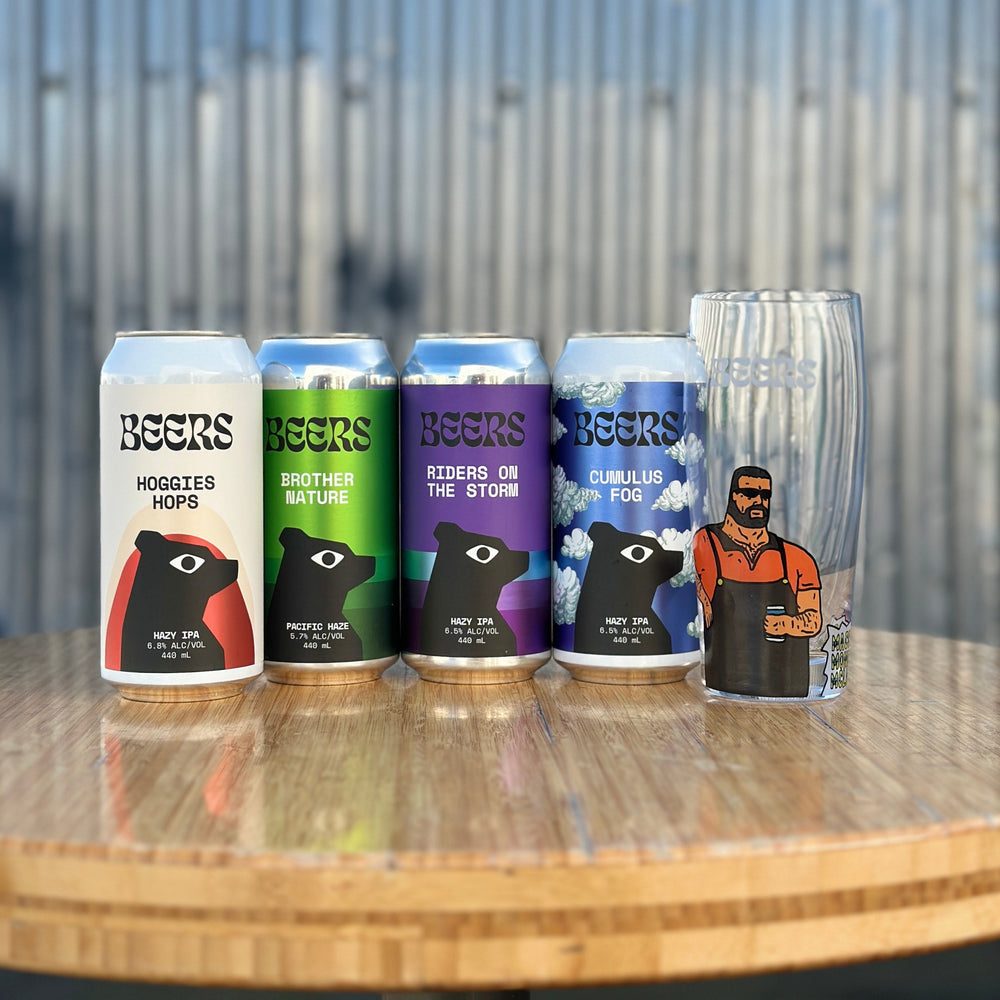 Hazy 4pk With Collectable Glass