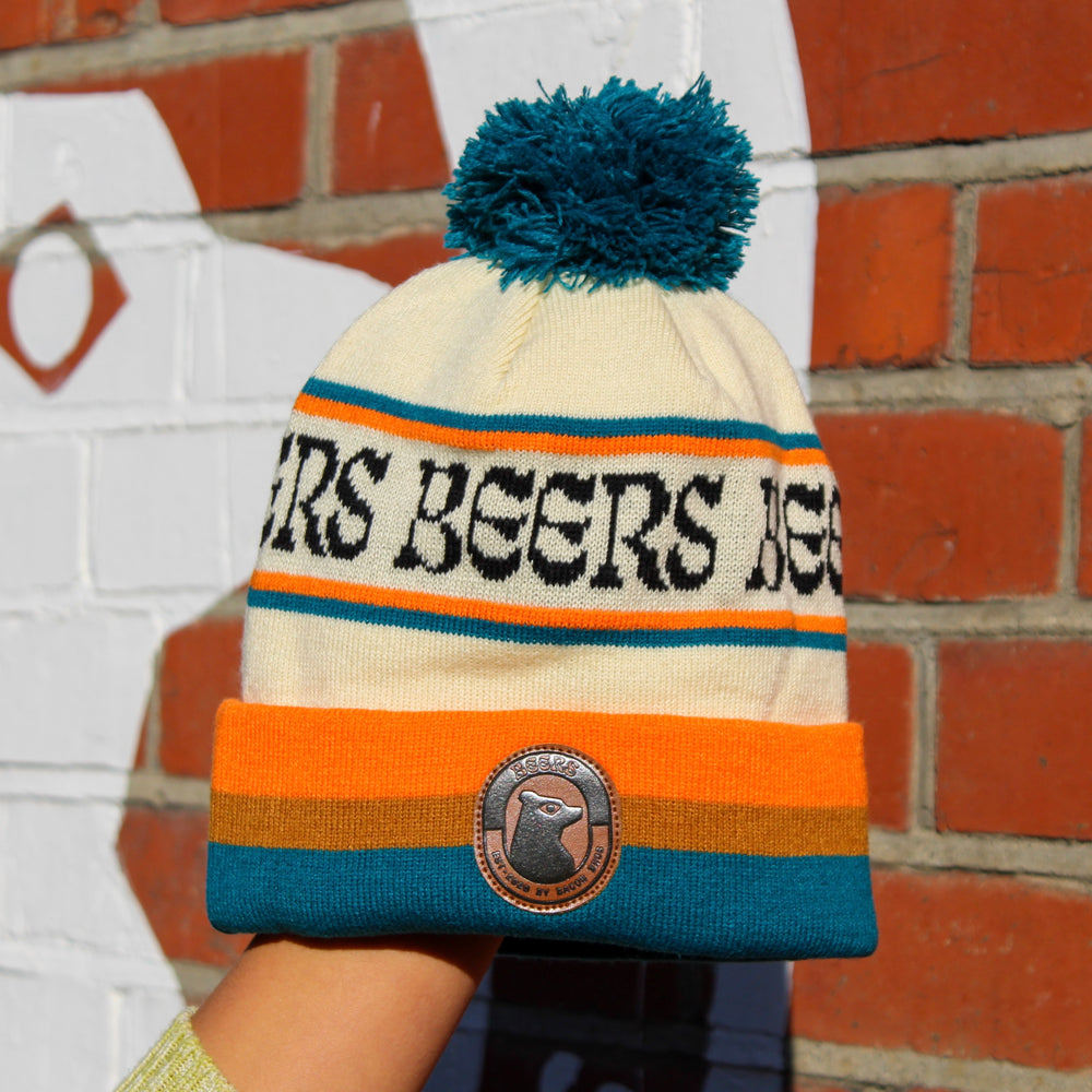 Beers Beanie Blue/Orange
