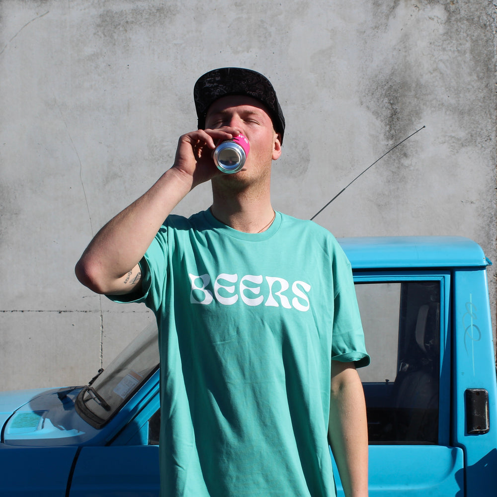 Teal BEERS Tee