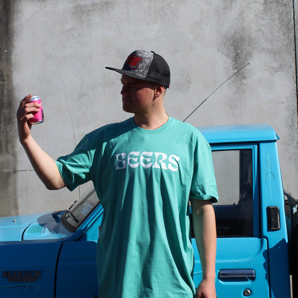 Teal BEERS Tee