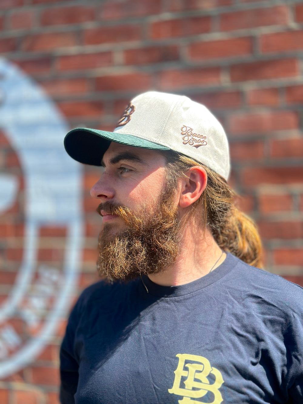 Bacon Brothers X Leadhead Cream Baseball Cap