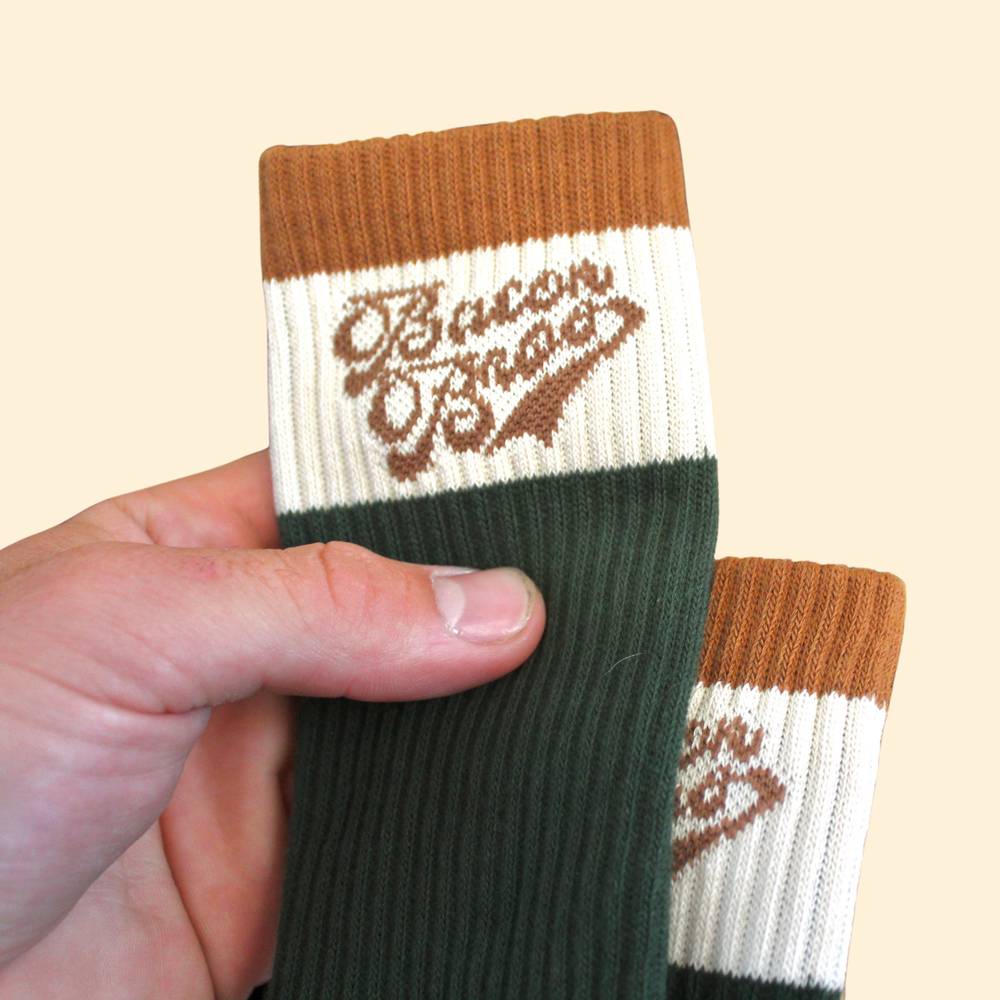 Green BB Crew Socks