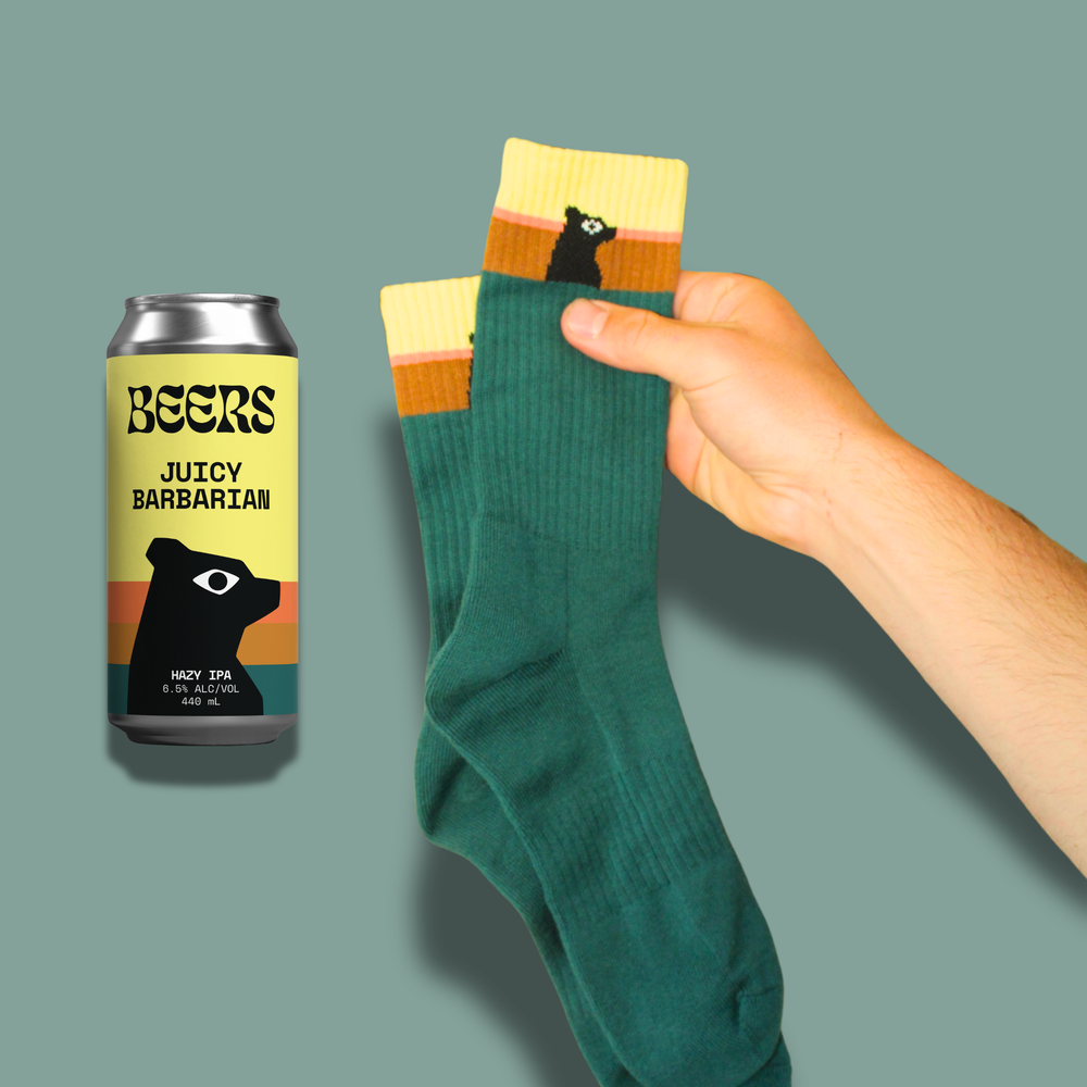 Juicy Barbarian Crew Socks