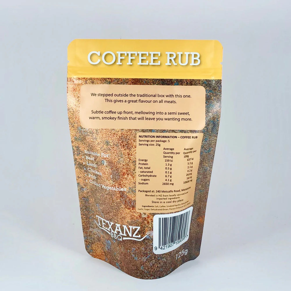 Coffee Texanz BBQ Rub