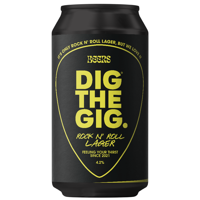Dig the Gig Rock'N'Roll Lager 4.2% 24pk