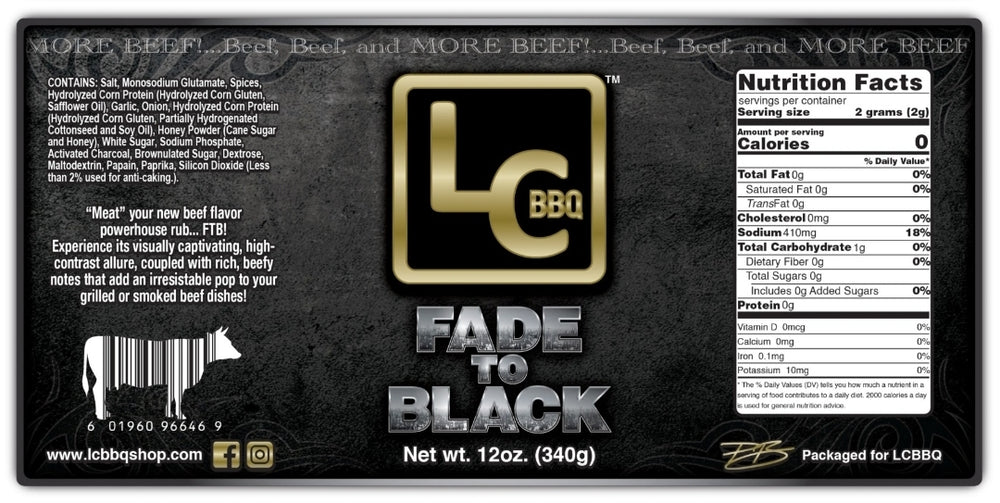 Fade To Black - 12oz