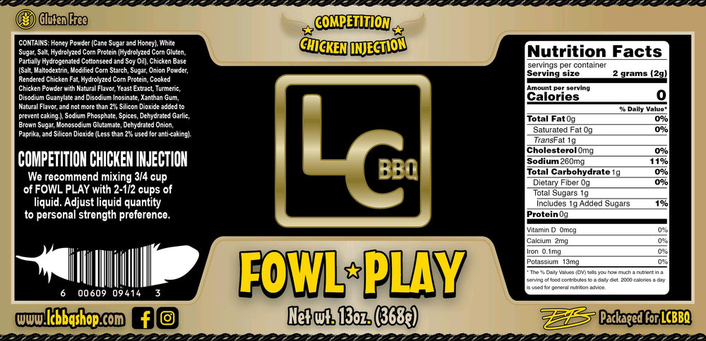 Fowl Play - Competition Chicken Injection - 13oz shaker